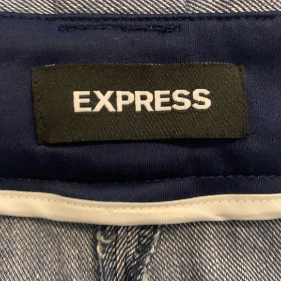 Express soft dress pants! Looks like denim; linen-like, but not linen! - Picture 5 of 6
